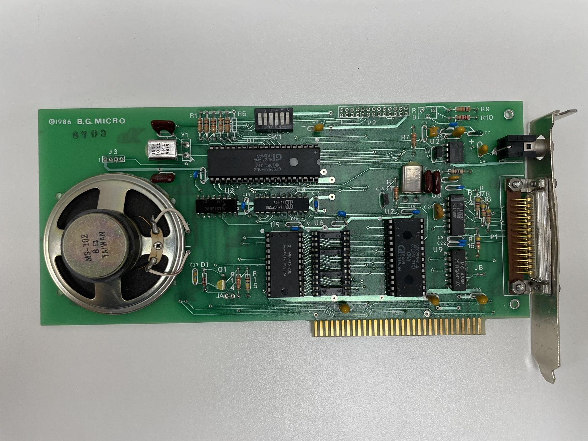 B.G. Micro text-to-speech board