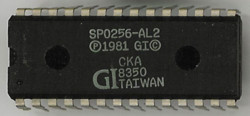 General Instrument SP0256-AL2 speech synthesizer chip